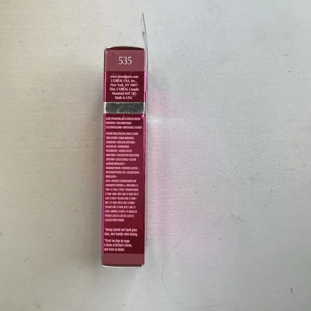 NEW L'Oréal Endless Kissable ShineWear Lip Duo 535 Berry Irresistible